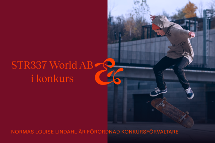 STR337 World AB i konkurs, förordnad konkursförvaltare, Louise Lindahl, infordrar anbud