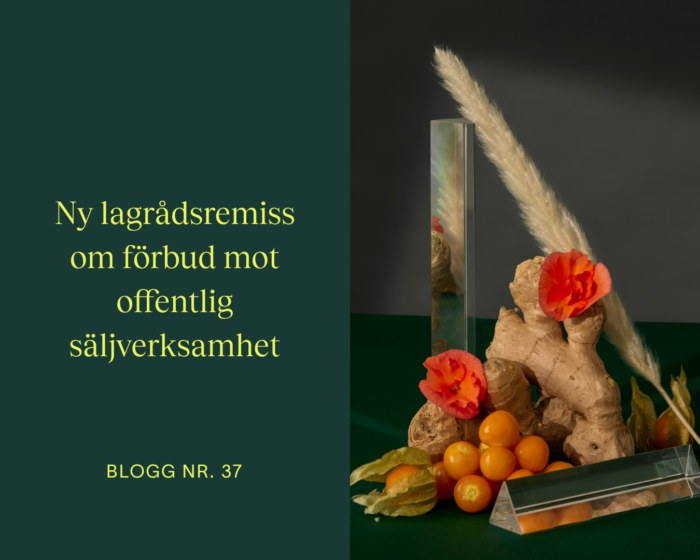 NORMAs upphandlingsblogg med Linus Lundberg: Ny lagrådsremiss om förbud mot offentlig säljverksamhet